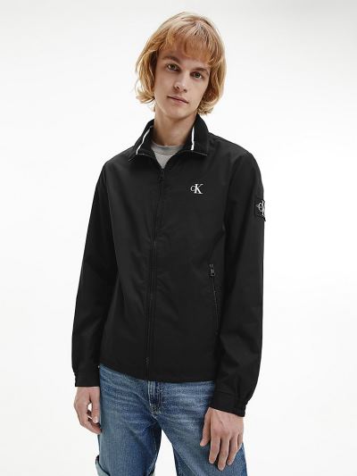 Calvin Klein Ruhák HU754844 | Calvin Klein Zip Up Férfi Dzseki Fekete